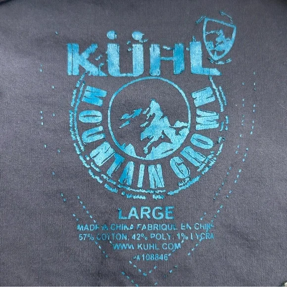 Kuhl Green Plaid Seersucker Button Down Shirt Large Hiking Fishing Outdoors Gorp - Picture 12 of 13